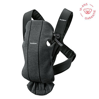 Porte-bébé Mini 3D Jersey - Gris Charbon