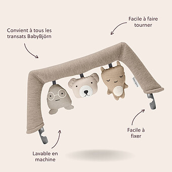 Jouet pour Transat Amis Doux - Beige