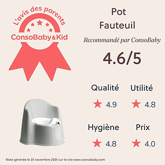 Pot Fauteuil - Gris et Blanc