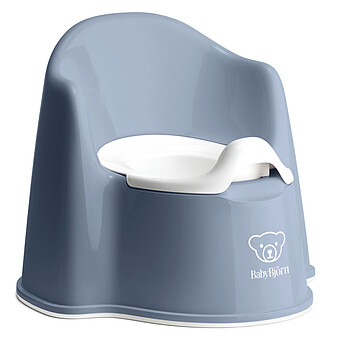 Pot Fauteuil - Bleu Profond et Blanc