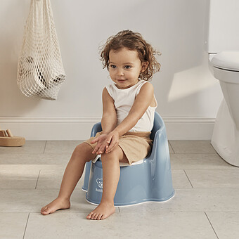 Pot Fauteuil - Bleu Profond et Blanc