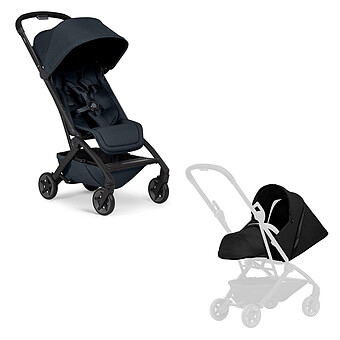 Pack Naissance Poussette Aer² Dark Navy Blue + Cocon Aer² Space Black