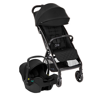 Poussette Duo Myavo et Siège Auto SnugLite - Midnight Black