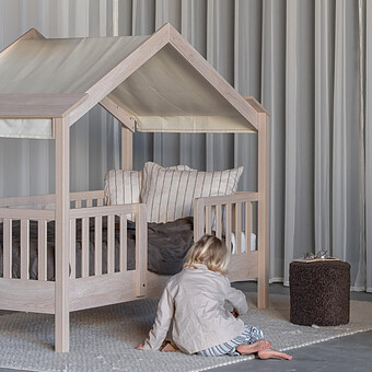 My House Bed Natural Ash - 90 x 200 cm