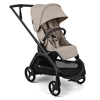 Poussette Citadine Complète Dragonfly Plus Châssis Noir - Desert Taupe
