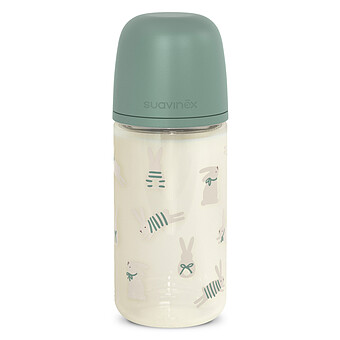 Biberon Verre Tétine Symétrique SX Pro Wonderland Green - 240 ml