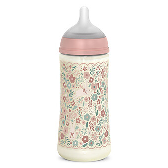 Biberon Tétine Symétrique SX Pro Wonderland Pink Liberty - 360 ml