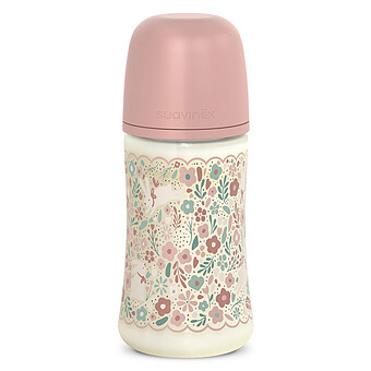 Biberon Tétine Symétrique SX Pro Wonderland Pink Liberty - 270 ml