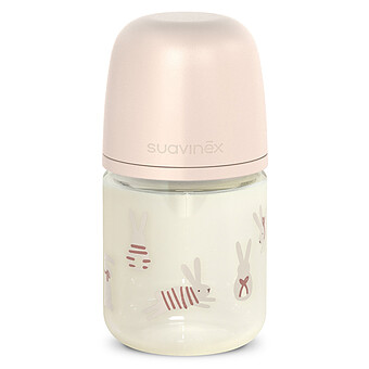 Biberon Verre Tétine Symétrique SX Pro Wonderland Pink - 120 ml