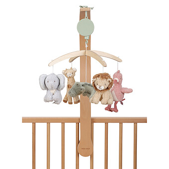 Mobile Musical en Bois - Safari Friends