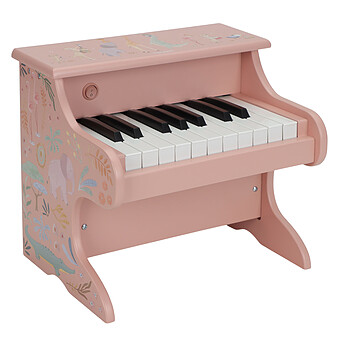 Piano en Bois Safari Friends - Rose