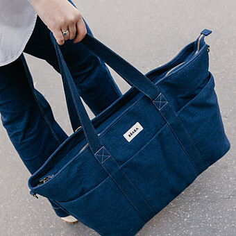 Sac à Langer Madrid XXL - Denim