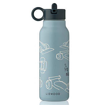 Gourde Falk Race Cars Beach Blue - 350 ml
