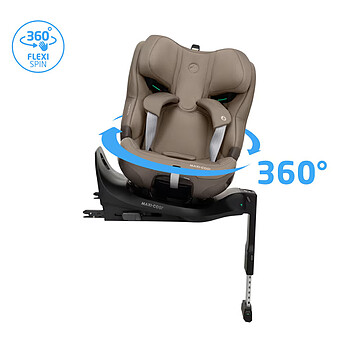 Siège Auto Emerald 360 Plus i-Size Groupe 0/1/2/3 - Authentic Truffle
