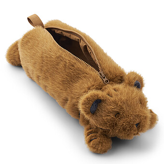 Pochette en Peluche Dalina Tigre - Golden Caramel