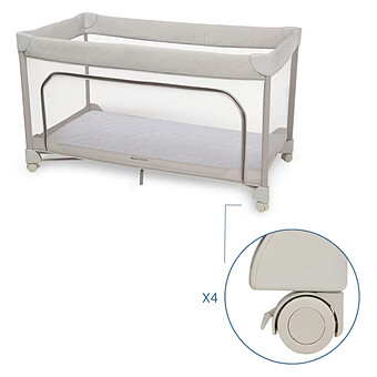 Lit de Voyage Merlin - Elegance Beige