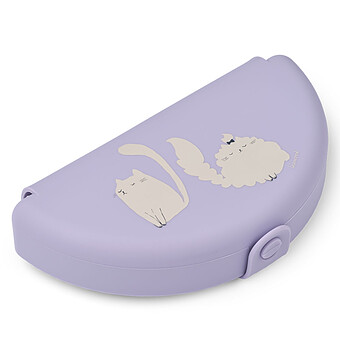 Boîte à Goûter Pliable Eugene - Cat / Warm Lilac