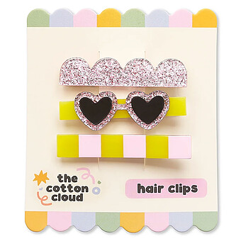 Lot de 3 Barrettes - Club Soleil