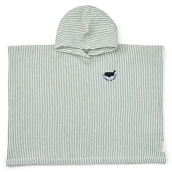 Poncho Brodé Paco Peppermint Creme de la Creme - 1/2 Ans 