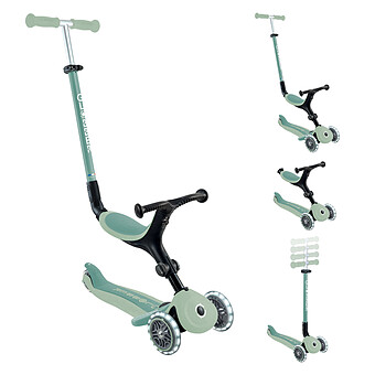 Trottinette Evolutive Go Up Active Lights Ecologic - Pistache