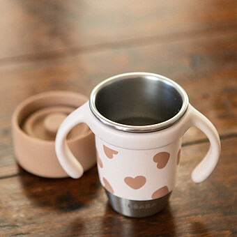 Tasse d'Apprentissage Inox Click & Drink - Big Love