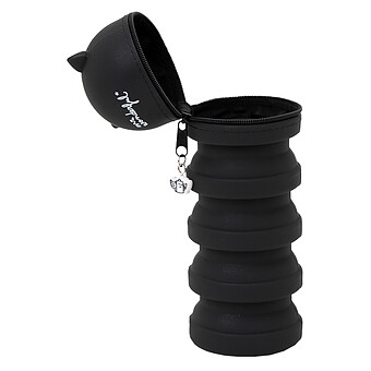 Trousse en Extensible Silicone - Chat Noir