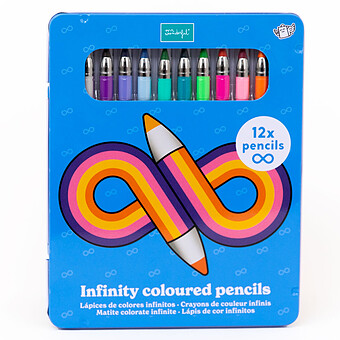 Boite de 12 Crayons de Couleur Infinis