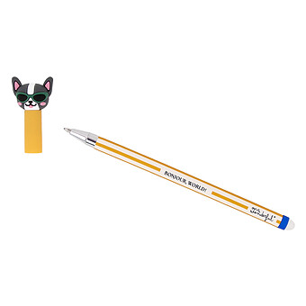 Stylo Effaçable Bo-Bo - Bouledog Français Bonjour World