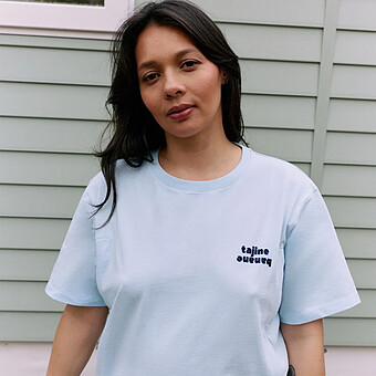 T-shirt d'Allaitement La P'allaite Bleu - M