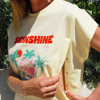 T-shirt d'Allaitement Paradise - M