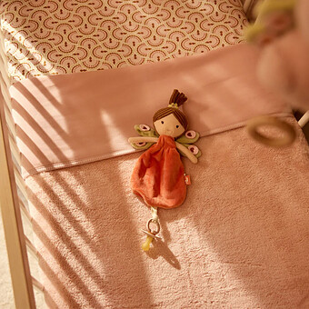 Couverture Lit Bébé Basic Jersey Sherpa - Silk Rose