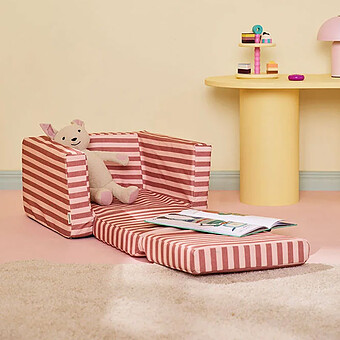 Fauteuil Pliable - Rayé Vieux Rose