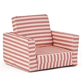 Fauteuil Pliable - Rayé Vieux Rose