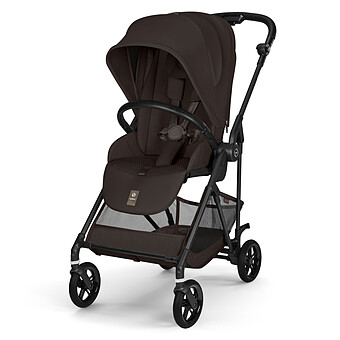 Poussette Citadine Melio 2026 Châssis Carbon - Chocolate Brown