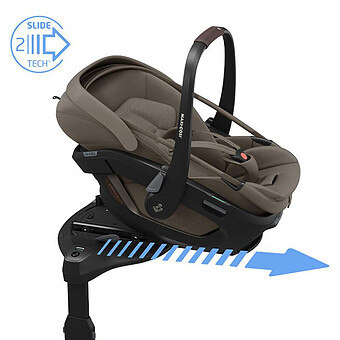 Siège Auto Coral Slide Pro i-Size Groupe 0+ - Oak Truffle