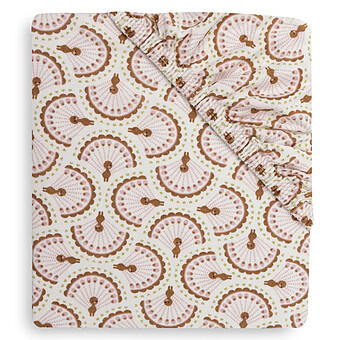 Drap Housse Jersey Soft Plumes - 60 x 120 cm 