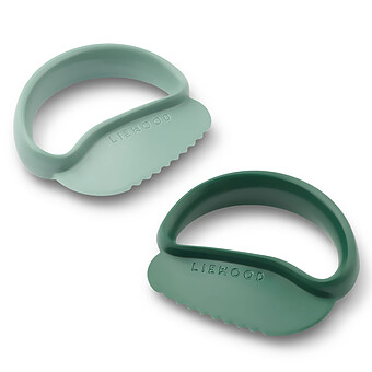 Lot de 2 Couteaux d'Apprentissage Riven - Peppermint / Garden Green