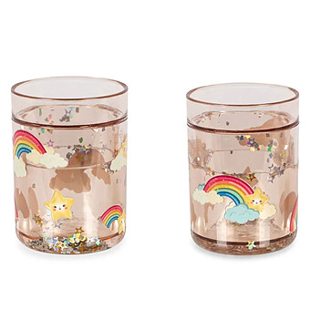 Lot de 2 Verres Magiques Rainbow - 180 ml