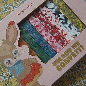 Lot de 8 Crayons Confetti - Bunny