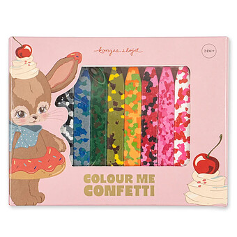 Lot de 8 Crayons Confetti - Bunny