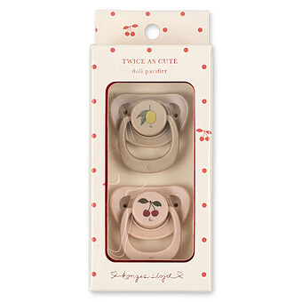 Lot de 2 Tétines pour Poupée - Cherry / Lemon