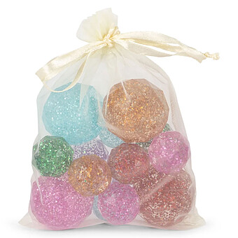Lot de 14 Balles Rebondissantes Etoile - Multi