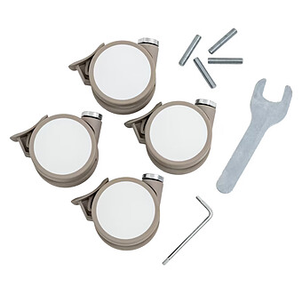 Lot de 4 Roues Nighti - Beige