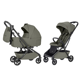 Poussette et Nacelle Pliable Magia 2.0 - Malted Green