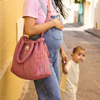 Sac à Langer Trendy - Vichy Rose