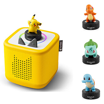 Coffret Toniebox 2 et 4 Tonies - Pokémon