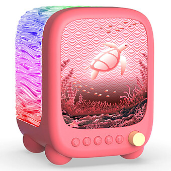 Veilleuse Aquatique et Enceinte Wavy Light - Coral
