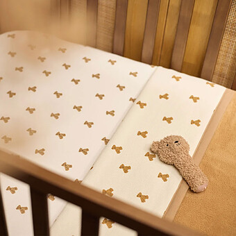 Couverture Berceau - Mini Teddy Bear Little Waffle / Fluffy