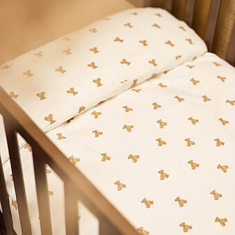 Housse de Couette et Taie Mini Teddy Bear - 100 x 140 cm