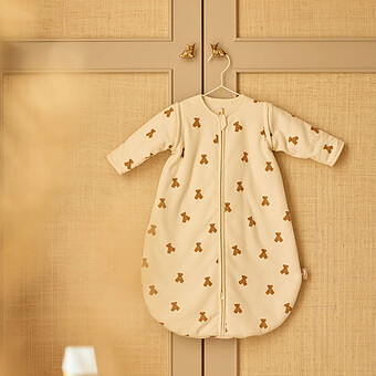 Gigoteuse Ronde Hiver Little Waffle Mini Teddy Bear - 0/3 Mois 